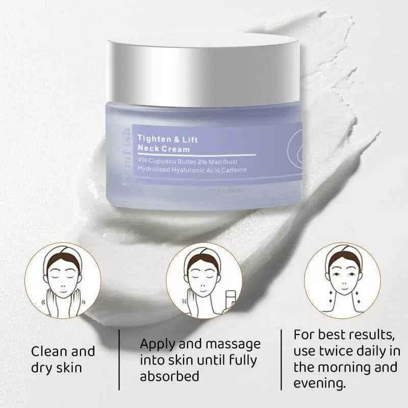 creme anti-idade para pescoço e colo-Redução da Flacidez-Tighten & Lift Neck Cream
